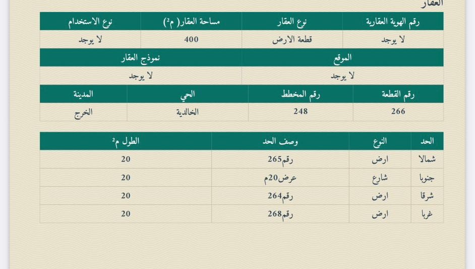 أرض — الخالدية